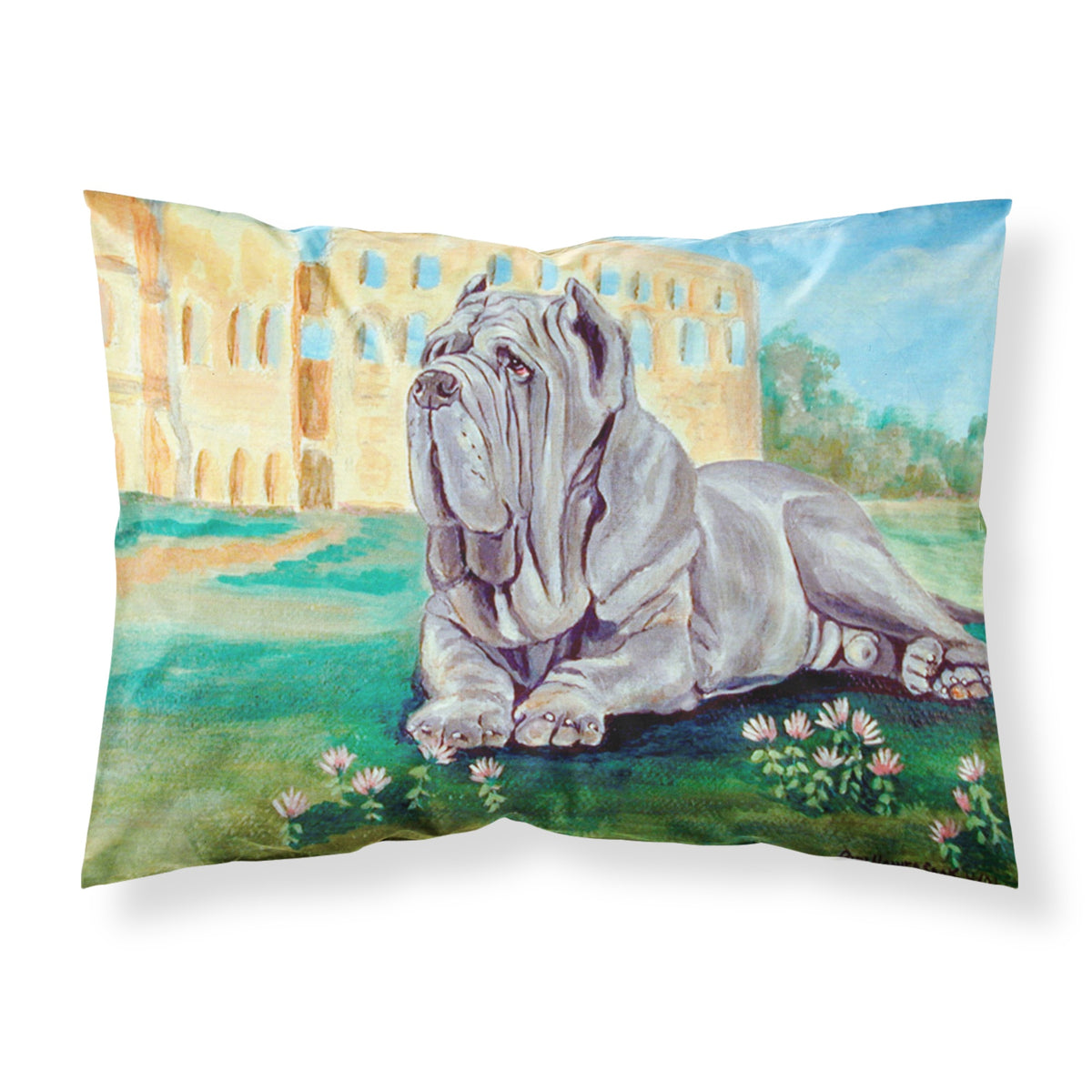 'Caroline'S Treasures 7517Pillowcase Neapolitan Mastiff Moisture Wicking Fabric Standard Pillowcase, Large, Multicolor'