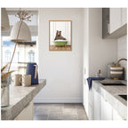 Sylvie Mother Bear in Transitional Bathtub Framed Canvas by Amy Peterson