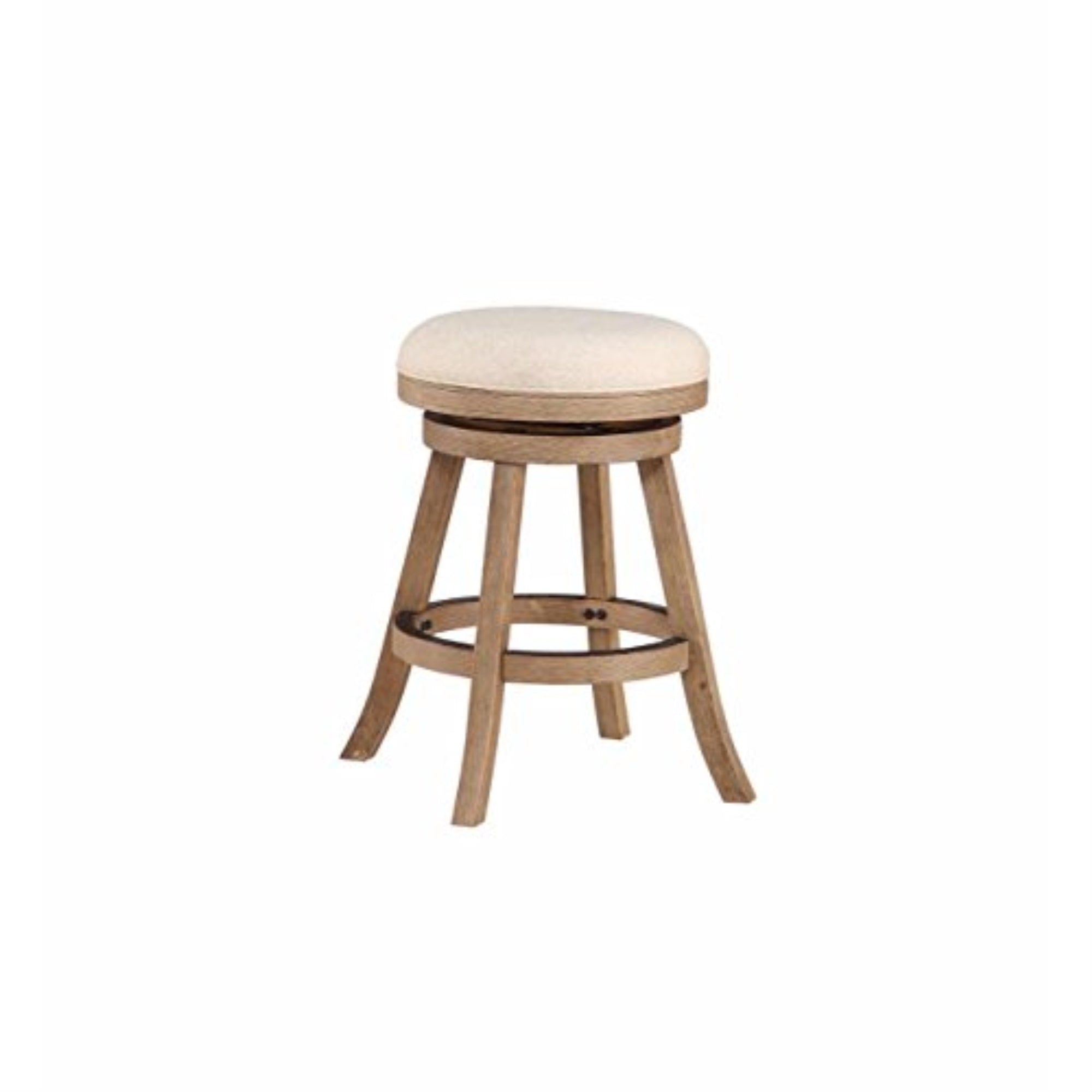 24 Fenton Counter Stool [Driftwood WireBrush and Ivory]