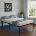 Black Steel Twin Bed Frame