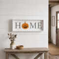 9 Inch X 23 Inch Gray And White Celebration Home Wood Wall Decor