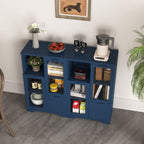 Modern Cabinet With Glass Doors And Drawer