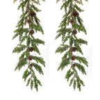 Pine and Cone Garland (Set of 2)