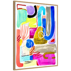 Sylvie Abstract 11 Framed Canvas by Emma Daisy