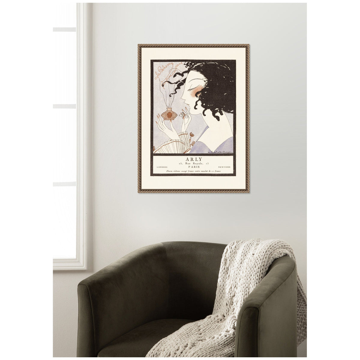 Arly 1921 Alexandre Jacovleff by Nostalgia Prints Framed Canvas Wall Art Print