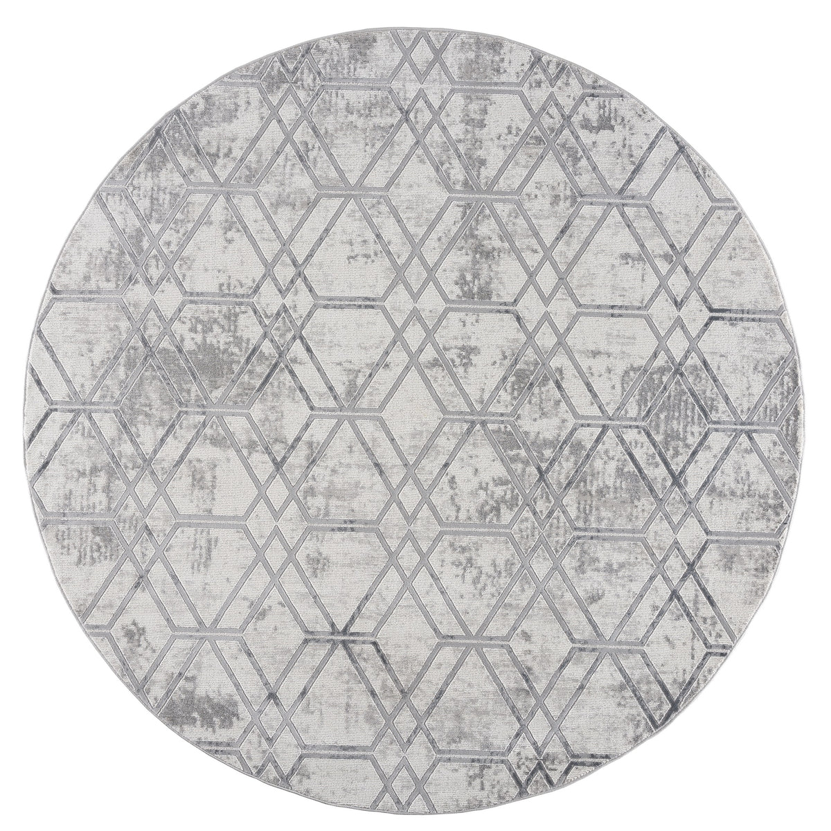 United Weavers Reserve Broadway Grey Round Rug 711 Inch  Rd