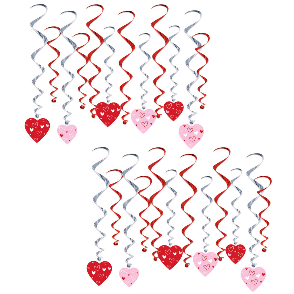 Valentine's Day Heart Whirls