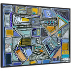 Sylvie Pacific Tower Horizontal Framed Canvas by Leah Nadeau