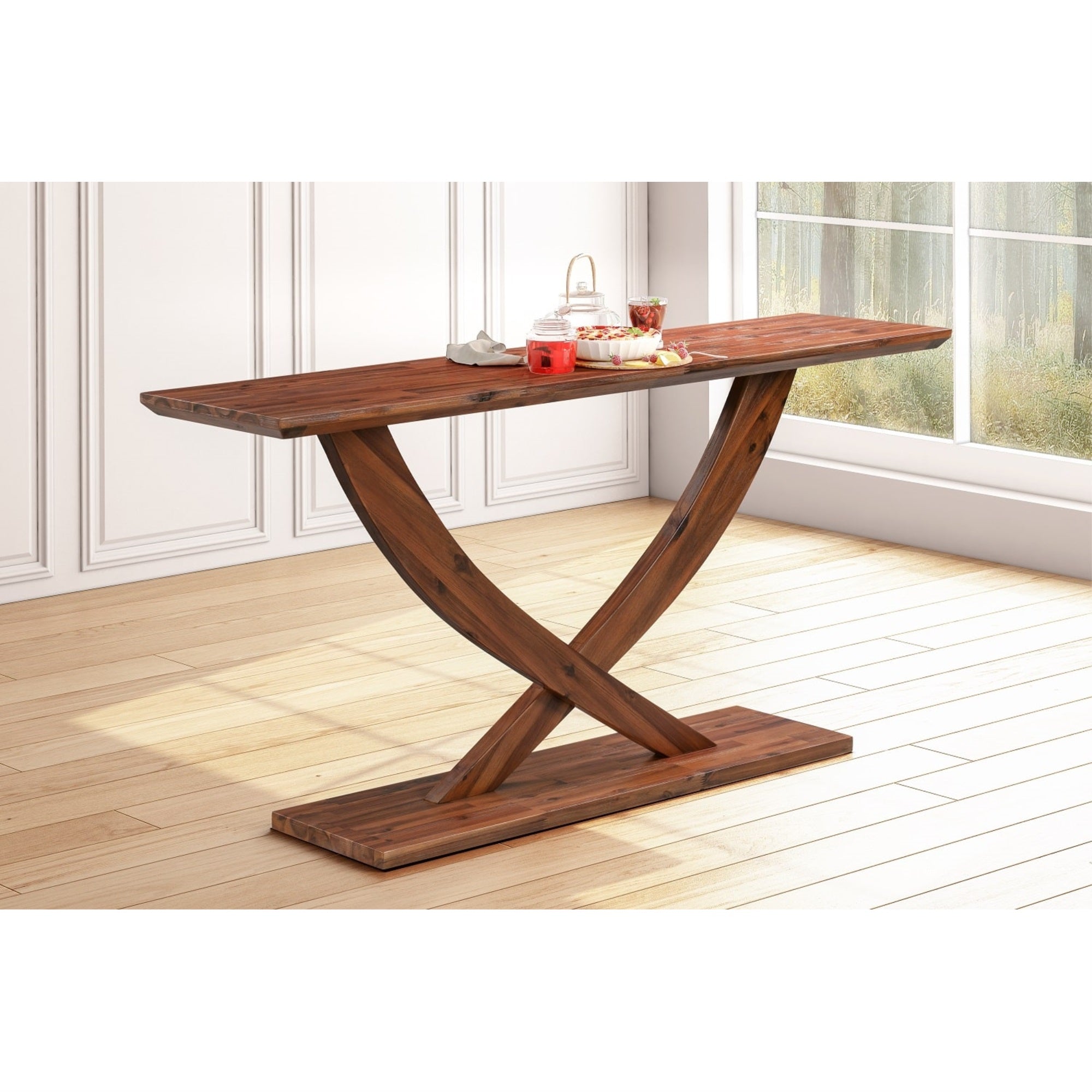 Rasmus Console Table - Spanish Moss