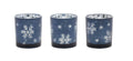 Snowflake Votive Holder (Set of 3)