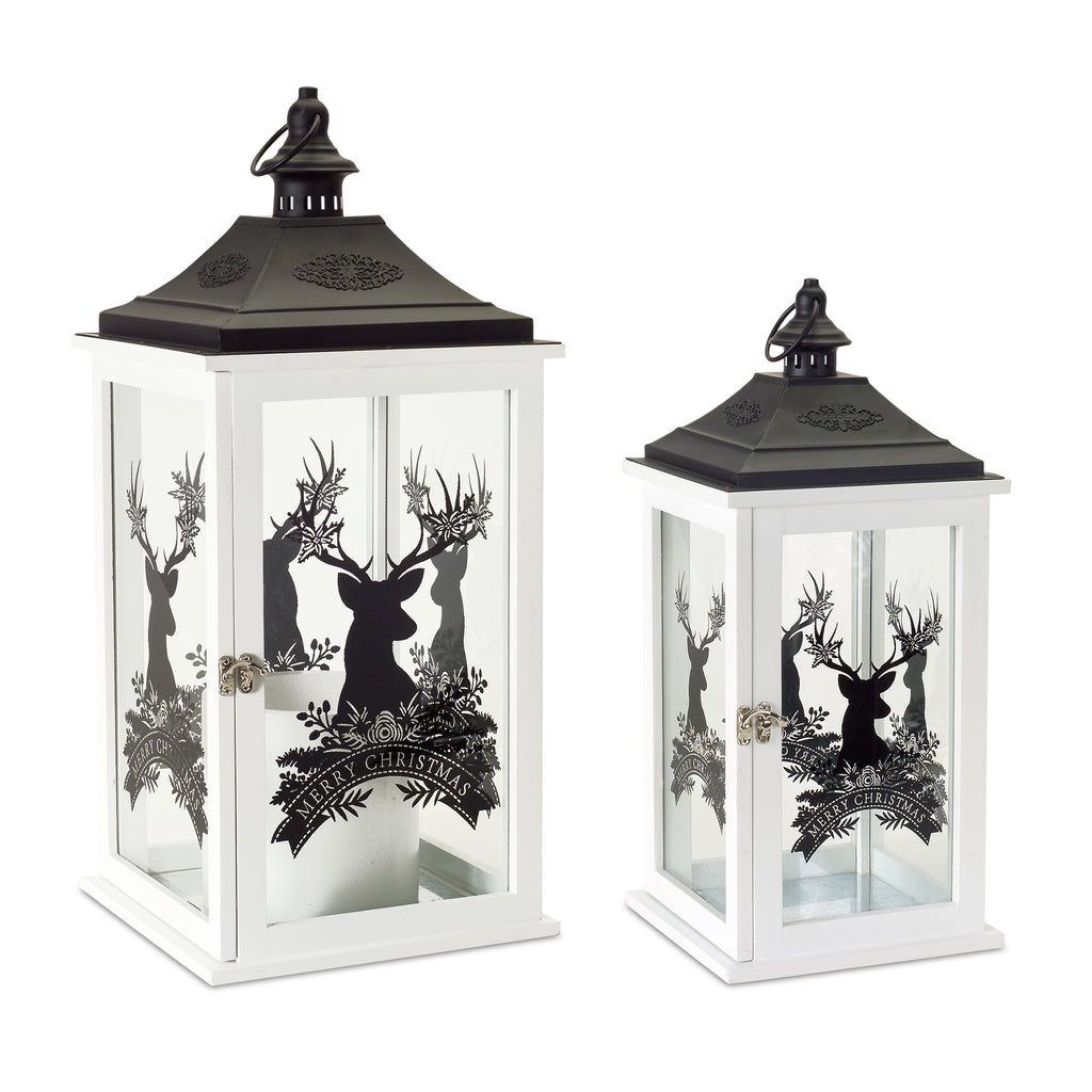 Merry Christmas Lantern (Set of 2)