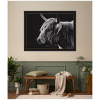 Scottish Highland by Crystal Lynn Collins Framed Wall Art Print