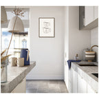Kitchen Conversion Charts Cups by The Creative Bunch Studio Framed Canvas Wall Art Print