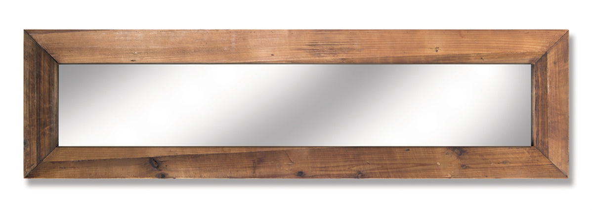 Wooden Floor Mirror