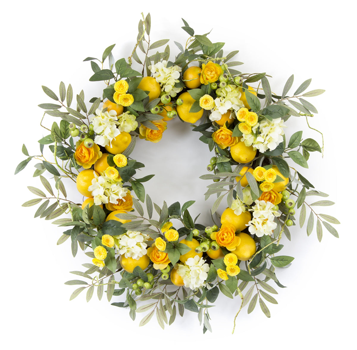Lemon/Floral Wreath