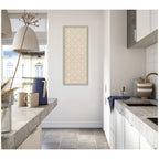 Pinboard Green Lattice Print
