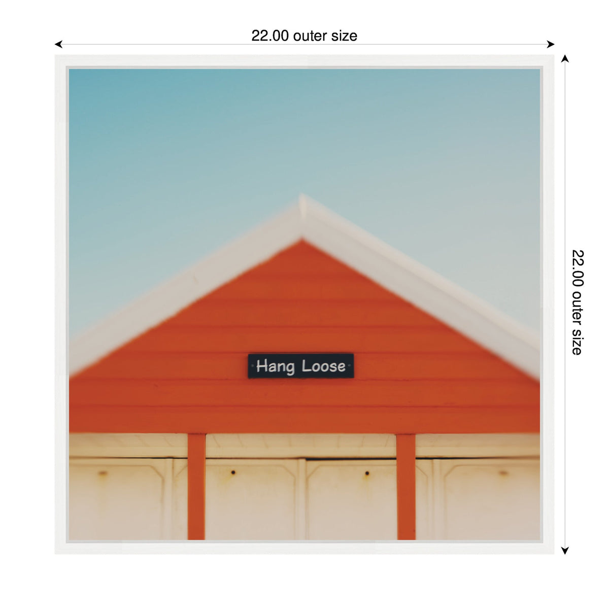 Hang Loose by Laura Evans Framed Canvas Wall Art Print