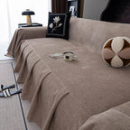 Waterproof Couch Cover Throw, Non Slip Furniture Protector for Leather & Fabric Sofa