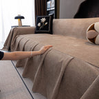 Waterproof Couch Cover Throw, Non Slip Furniture Protector for Leather & Fabric Sofa