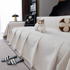 Waterproof Couch Cover Throw, Non Slip Furniture Protector for Leather & Fabric Sofa