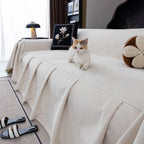 Waterproof Couch Cover Throw, Non Slip Furniture Protector for Leather & Fabric Sofa