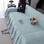 Waterproof Couch Cover Throw, Non Slip Furniture Protector for Leather & Fabric Sofa