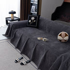 Waterproof Couch Cover Throw, Non Slip Furniture Protector for Leather & Fabric Sofa