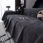 Waterproof Couch Cover Throw, Non Slip Furniture Protector for Leather & Fabric Sofa