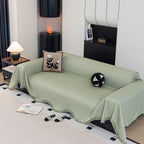 Soft Decorative Throw for Sofa and Loveseat, Textured Sofa Cover Blanket for Couch