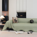 Soft Decorative Throw for Sofa and Loveseat, Textured Sofa Cover Blanket for Couch