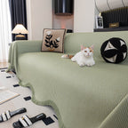 Soft Decorative Throw for Sofa and Loveseat, Textured Sofa Cover Blanket for Couch