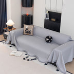 Soft Decorative Throw for Sofa and Loveseat, Textured Sofa Cover Blanket for Couch