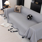 Soft Decorative Throw for Sofa and Loveseat, Textured Sofa Cover Blanket for Couch