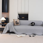 Soft Decorative Throw for Sofa and Loveseat, Textured Sofa Cover Blanket for Couch