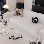 Soft Decorative Throw for Sofa and Loveseat, Textured Sofa Cover Blanket for Couch