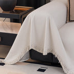Soft Decorative Throw for Sofa and Loveseat, Textured Sofa Cover Blanket for Couch
