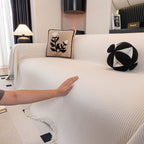Soft Decorative Throw for Sofa and Loveseat, Textured Sofa Cover Blanket for Couch