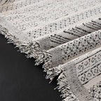 Decorative Slipcover for Pets, Kids, Boho Woven Couch Cover Throw Blanket with Tassel