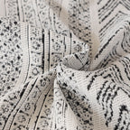 Decorative Slipcover for Pets, Kids, Boho Woven Couch Cover Throw Blanket with Tassel