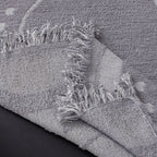 Luxurious Jacquard Couch Cover, Snag-Resistant Pet Friendly Couch Throw with Fringe