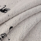 Luxurious Jacquard Couch Cover, Snag-Resistant Pet Friendly Couch Throw with Fringe