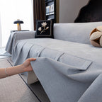 Waterproof Couch Cover Throw, Non Slip Furniture Protector for Leather & Fabric Sofa