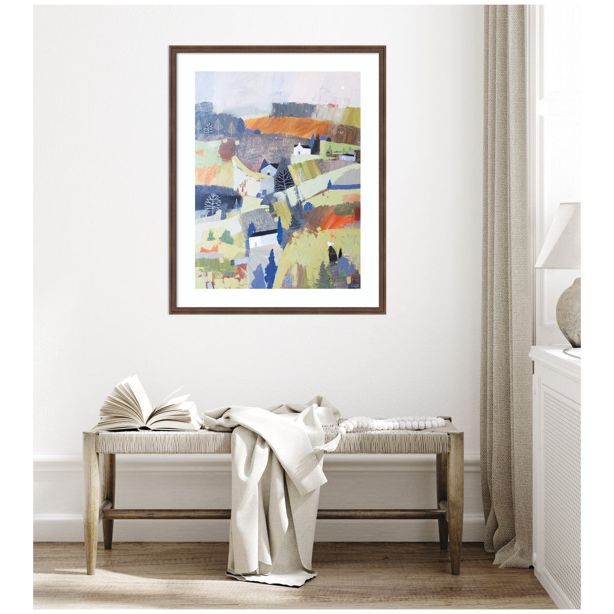 Framed Art Worlds View by Giuliana Lazzerini