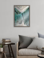 Blake Poipu Beach Framed Printed Art by Rachel Bolgov