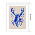 Framed Art Lobster by Nikita Jariwala