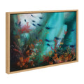 Sylvie Coral Cove Framed Canvas by Faryn Hughes