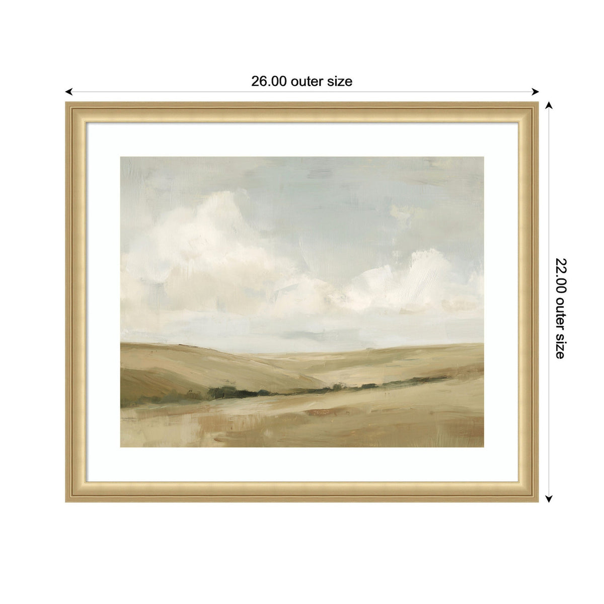 Whispering Meadows II by Amy Lighthall Framed Wall Art Print