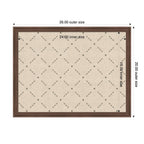 Pinboard Green Lattice Print
