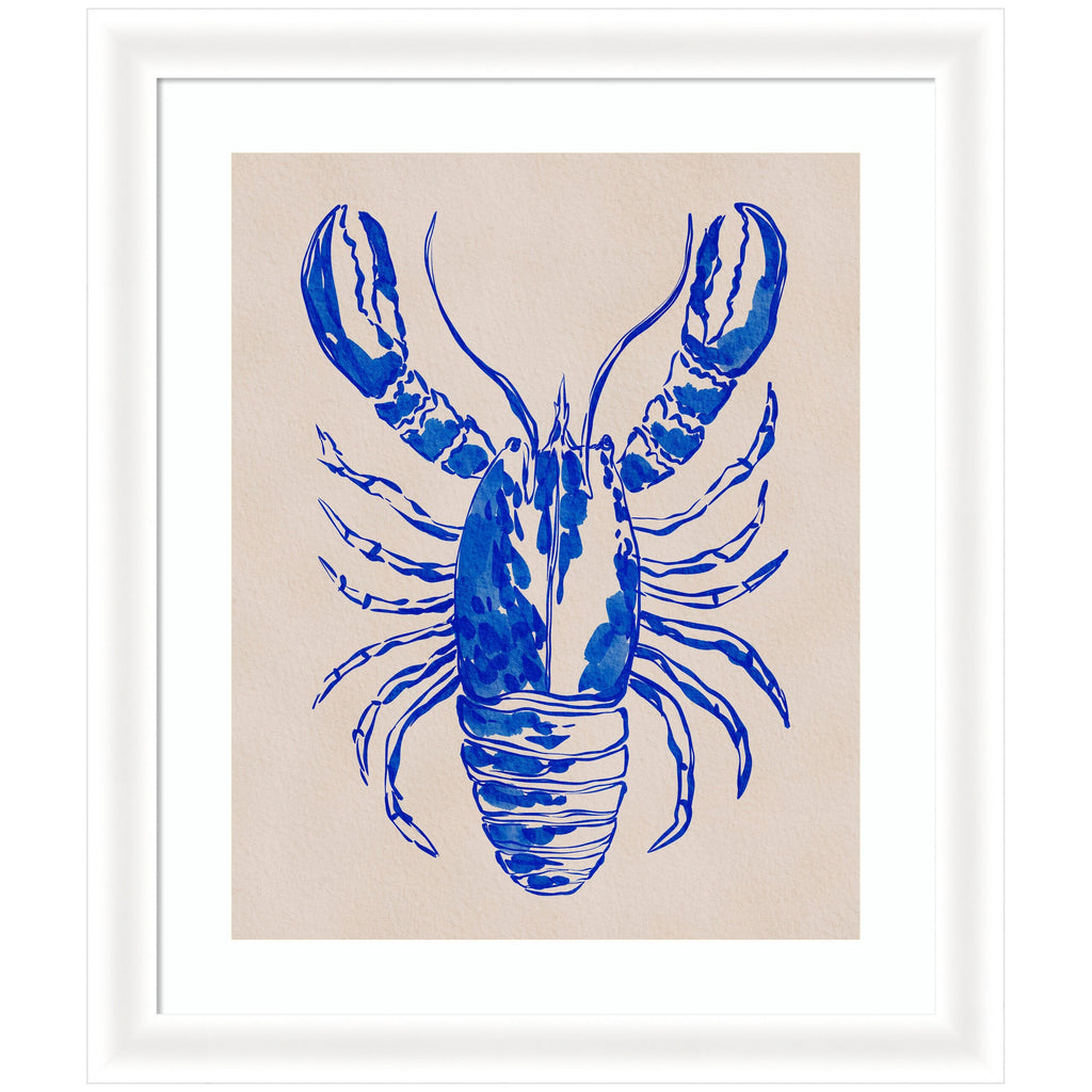 Framed Art Lobster by Nikita Jariwala