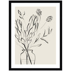 Protea Sketch No. 2 by Sara Berrenson Framed Wall Art Print